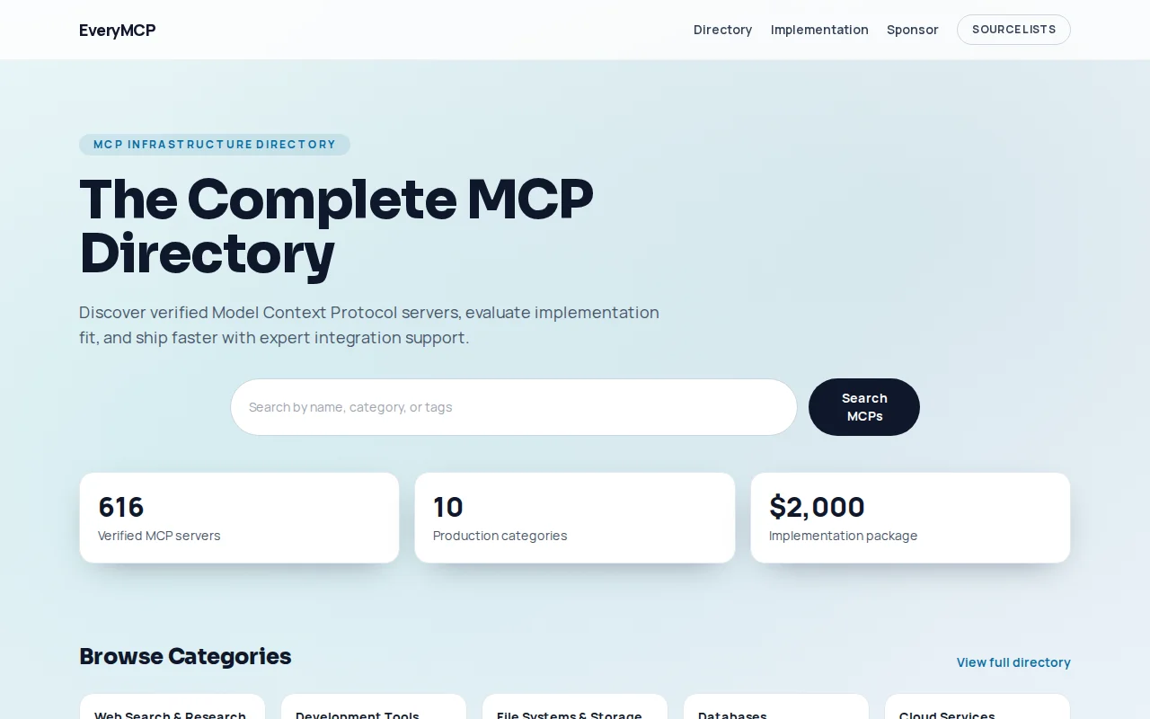 EveryMCP screenshot